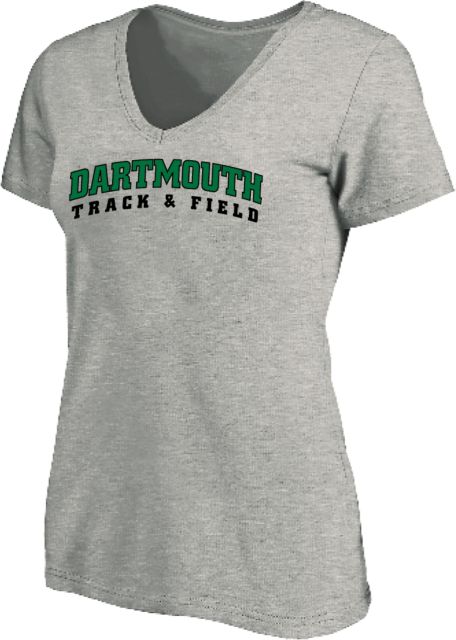 Dartmouth Womens Plus V Neck T Shirt Track and Field - Plus - ONLINE ONLY