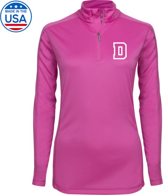 Dartmouth Syntrel Womens Interlock 1/4 Zip Primary Mark - ONLINE ONLY